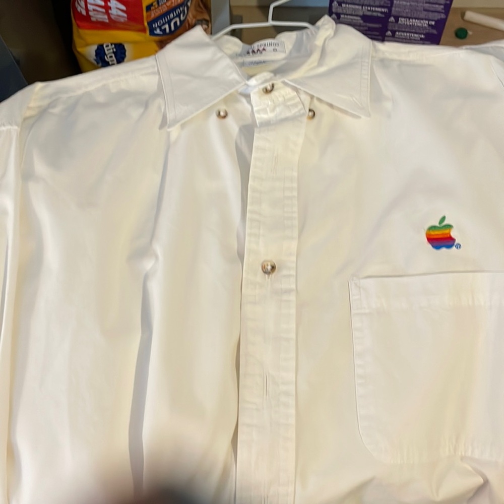 Vintage Apple long sleeve button up